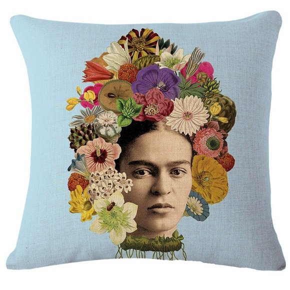 Декоративная подушка Frida Kahlo 3  в Краснодаре | Loft Concept 