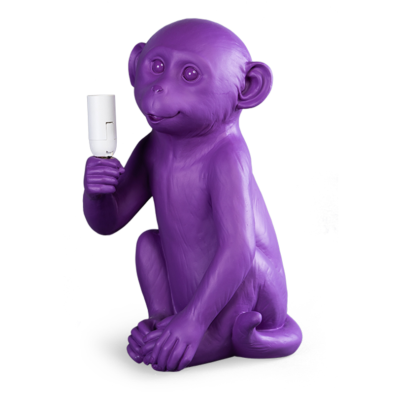 Настольная лампа Purple Monkey Фиолетовый в Краснодаре | Loft Concept 