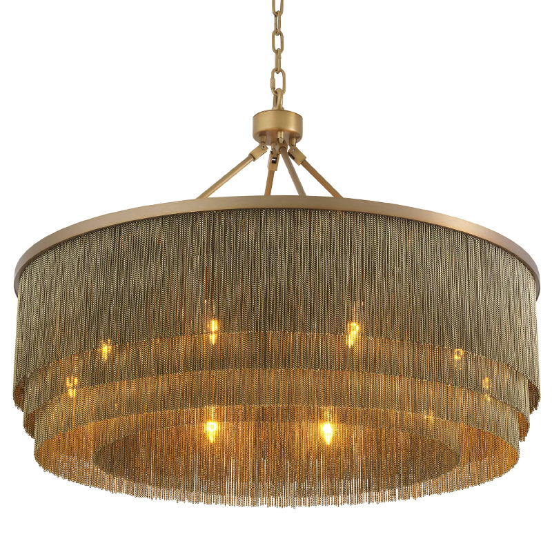 Люстра Eichholtz Chandelier Tissot L Brass Латунь в Краснодаре | Loft Concept 