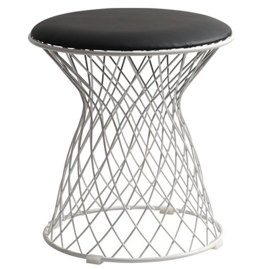 Табурет Wire Diamond Stool Красный Белый Черный в Краснодаре | Loft Concept 