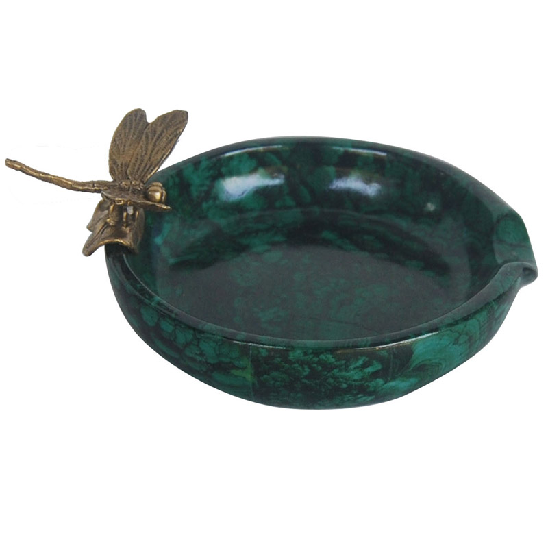 Блюдо Malachite Dish Бронза Малахит в Краснодаре | Loft Concept 