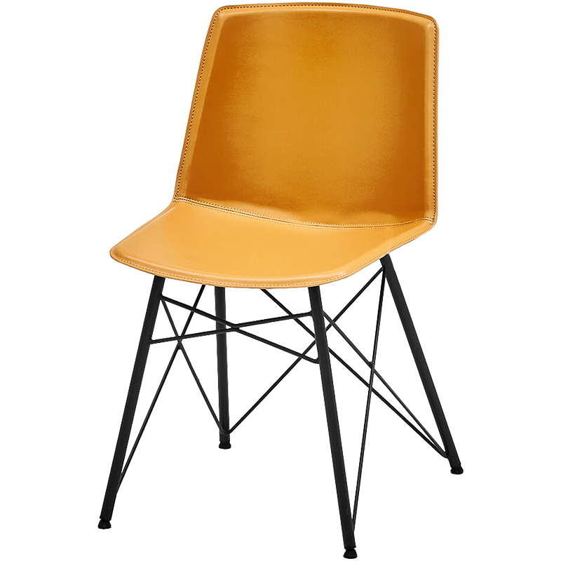 Стул Blaan Stool yellow Черный Желтый в Краснодаре | Loft Concept 