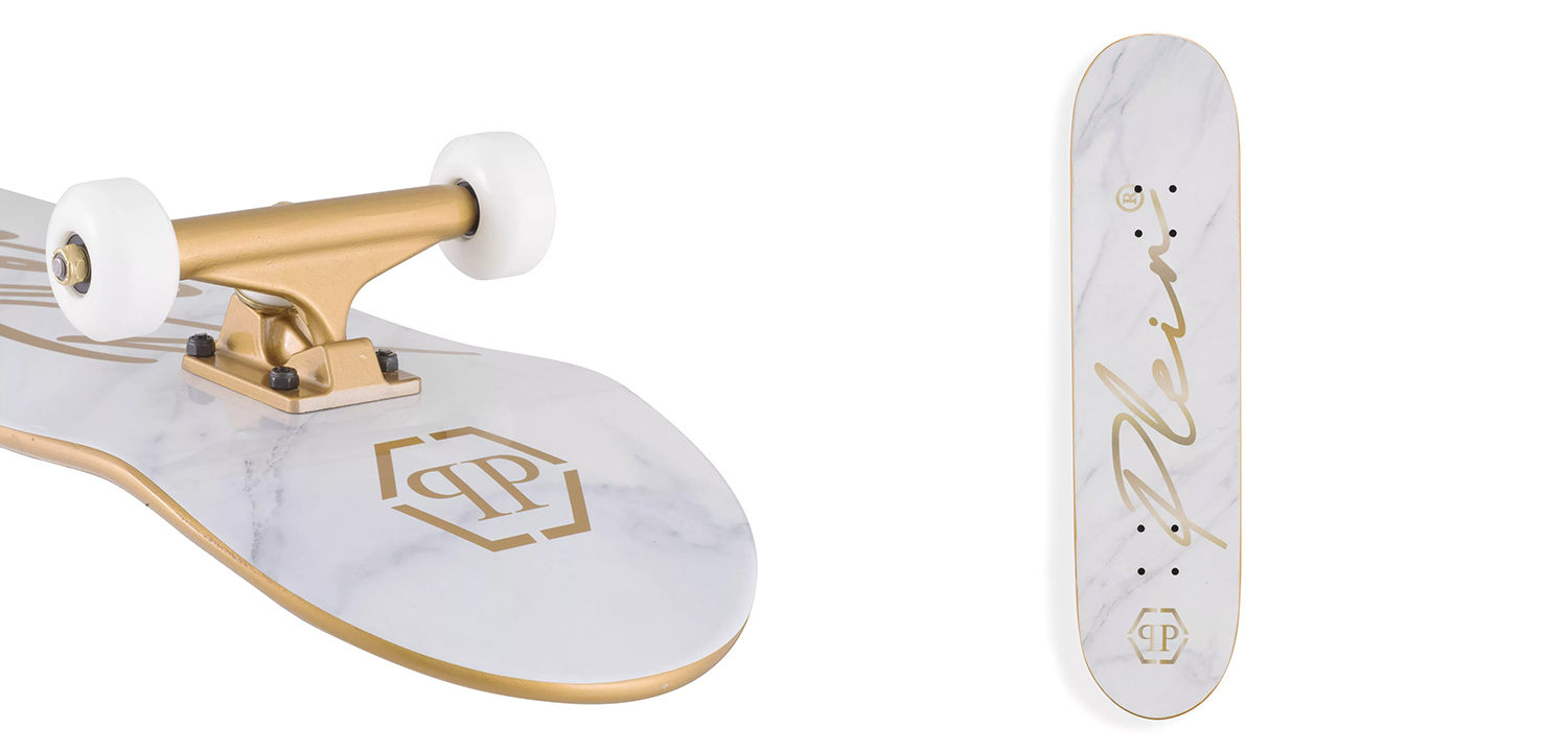 Арт-объект скейтборд Philipp Plein Skateboard Shock - фото №1