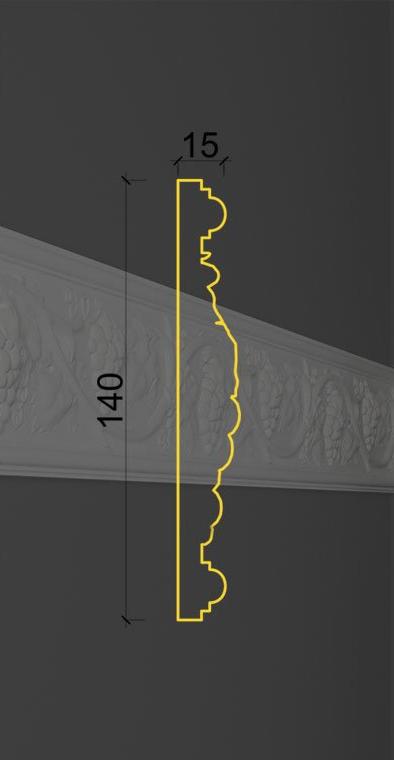 Молдинг с орнаментом MO-12 в Краснодаре