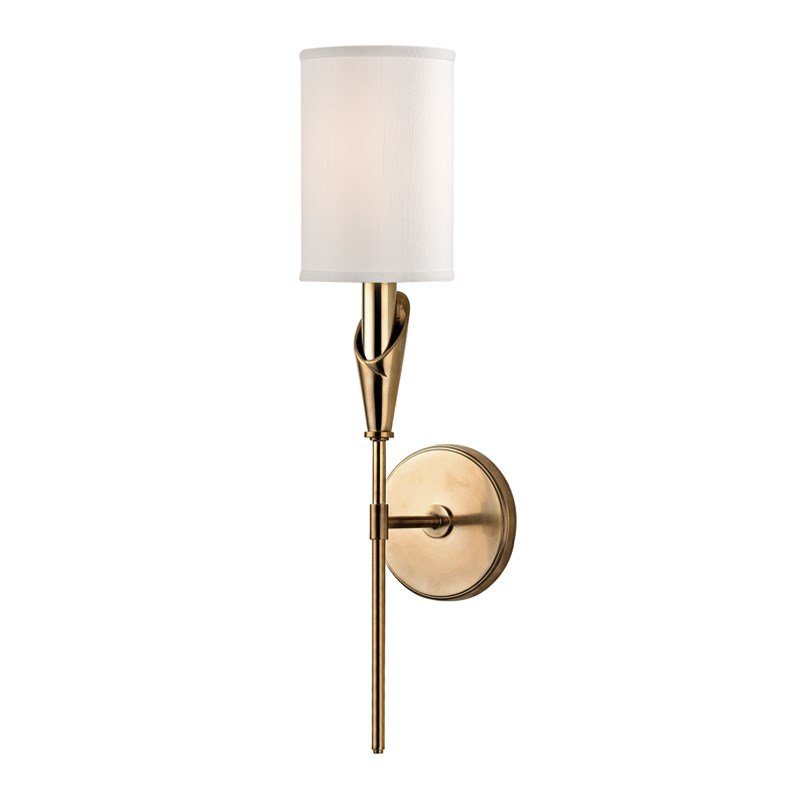 Настенный светильник Wall Sconce TATE 1311-AGB Латунь Белый в Краснодаре | Loft Concept 