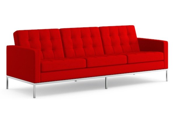 Диван Florence Knoll sofa Серый Красный Коричневый Зеленый Желтый Голубой Белый Черный в Краснодаре | Loft Concept 