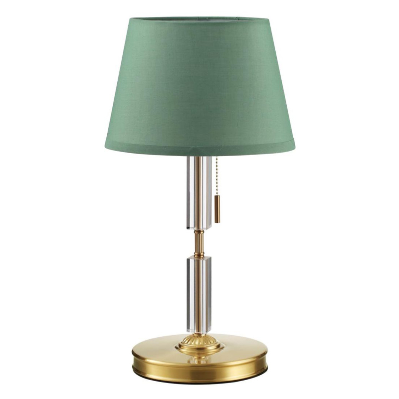 Настольная лампа Ramona Green Table Lamp Бронза Зеленый в Краснодаре | Loft Concept 