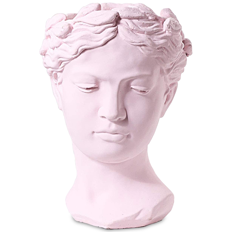 Ваза Female Bust Pink Розовый пастельный в Краснодаре | Loft Concept 