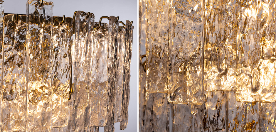 Люстра Iceberg Glass Maxi с Рельефным стеклом  - фото №1