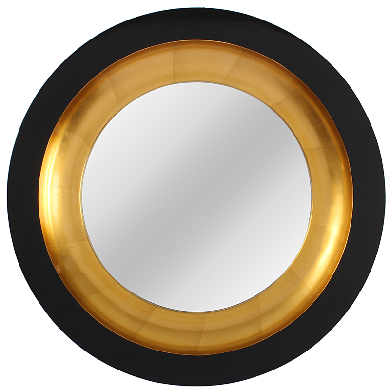 Зеркало Black and Gold Circle Mirror  в Краснодаре | Loft Concept 