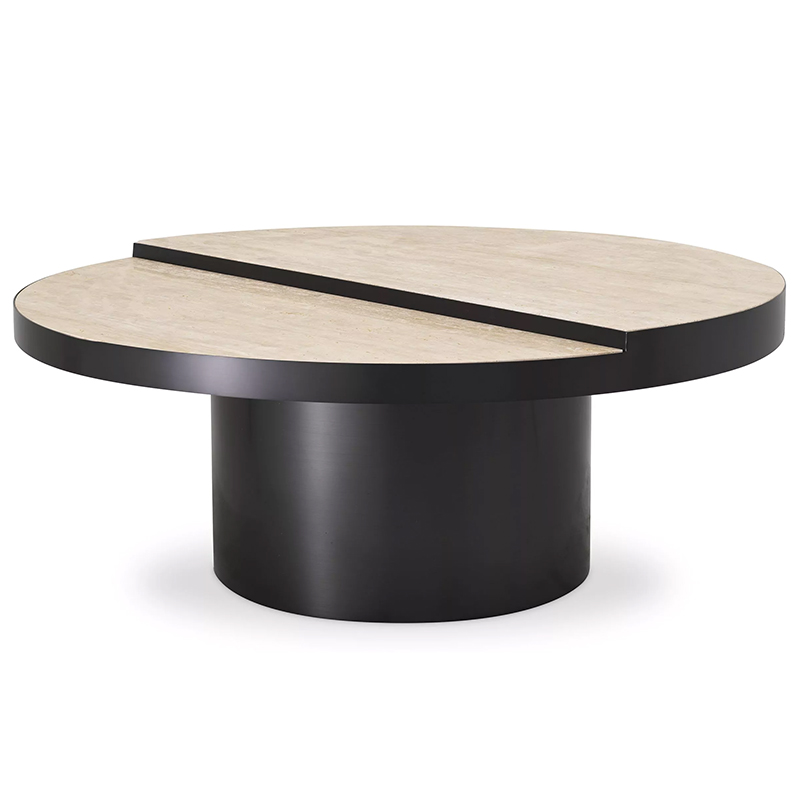 Кофейный стол Eichholtz Coffee Table Excelsior Песочный Черный в Краснодаре | Loft Concept 