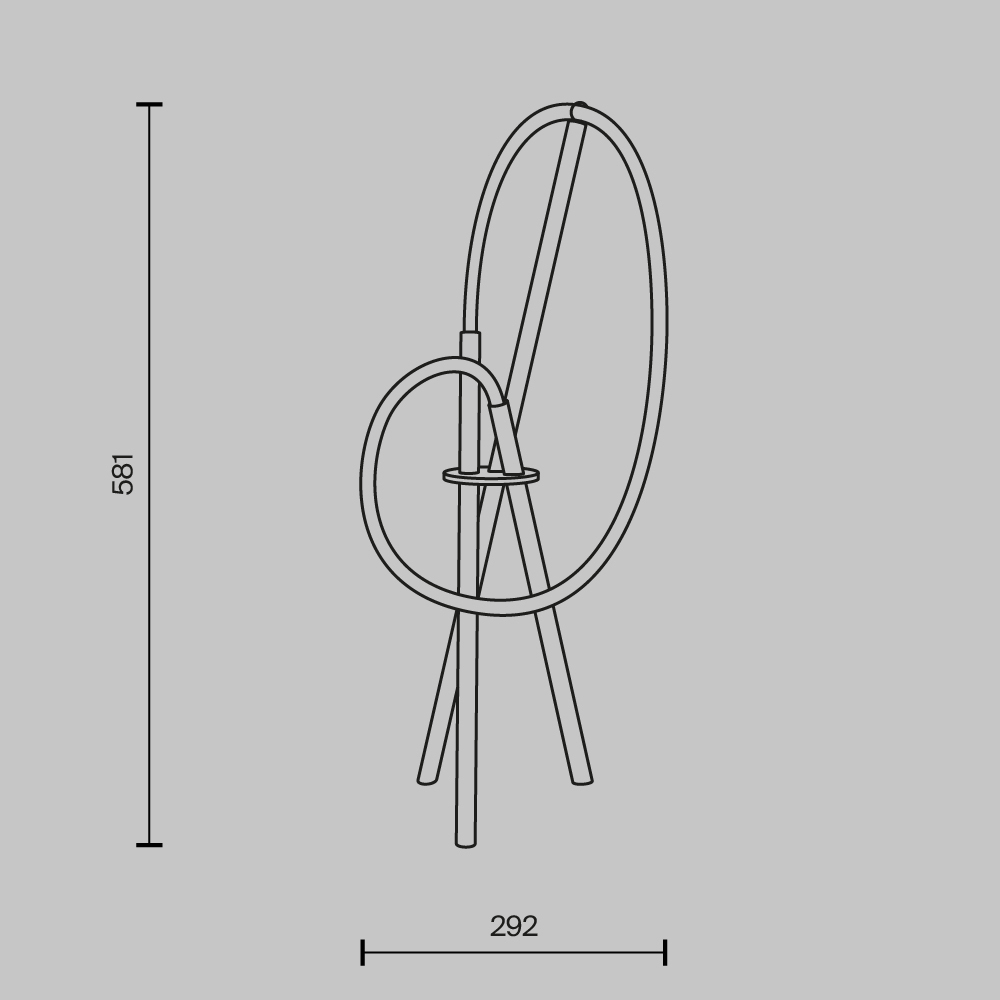 Настольный светильник Crochet Brass 3000К 15Вт в Краснодаре