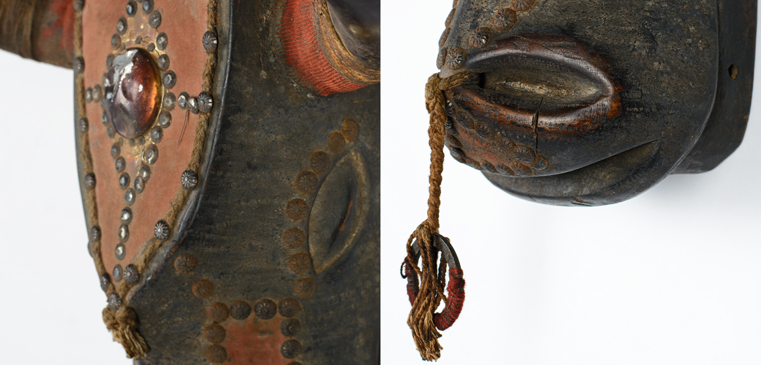 Антикварная маска быка Танзания - фото №1