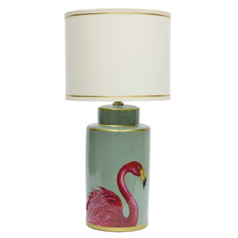 Настольная лампа Flamingo Table lamp Розовый Бирюзовый Белый Золотой в Краснодаре | Loft Concept 