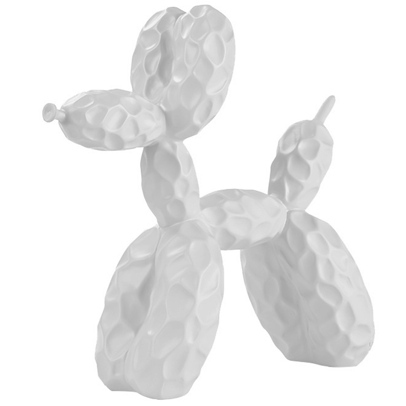 Статуэтка Jeff Koons Balloon Dog Crumpled White Белый в Краснодаре | Loft Concept 