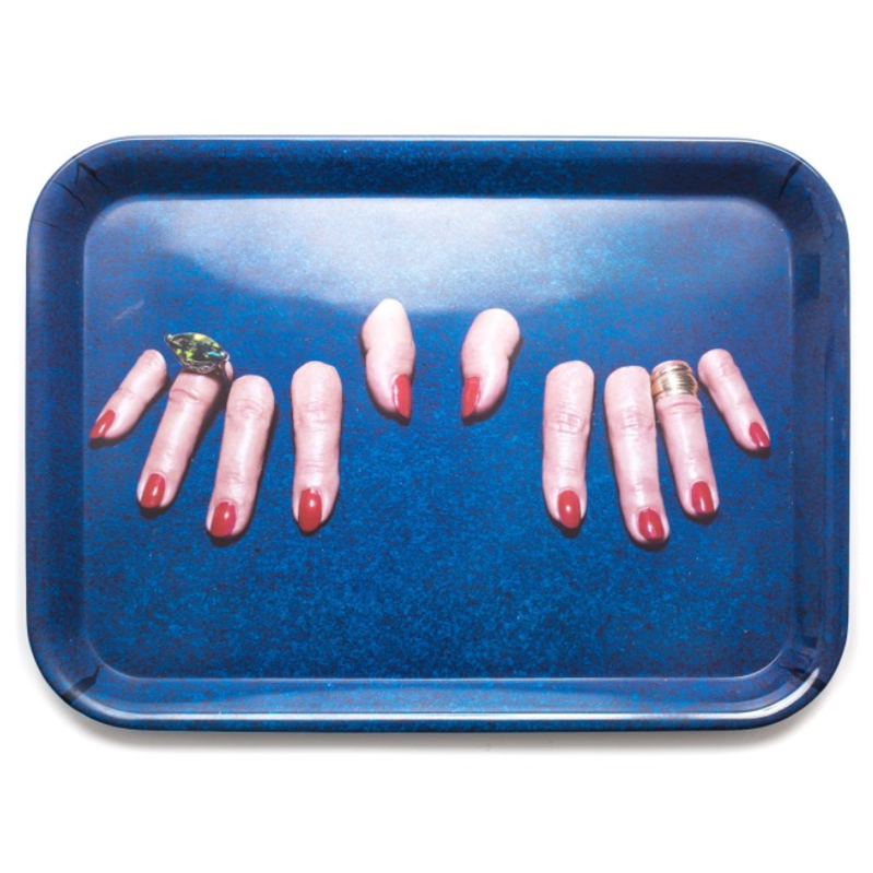 Поднос Seletti Tray Fingers Синий в Краснодаре | Loft Concept 