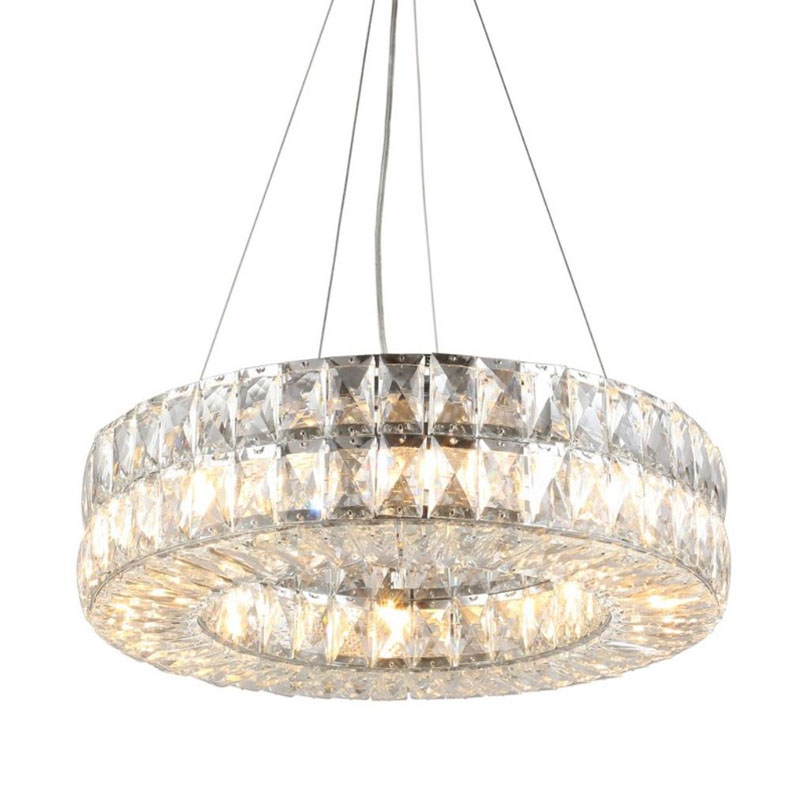 Люстра Crystal Regena Silver Chandelier Прозрачный Хром в Краснодаре | Loft Concept 