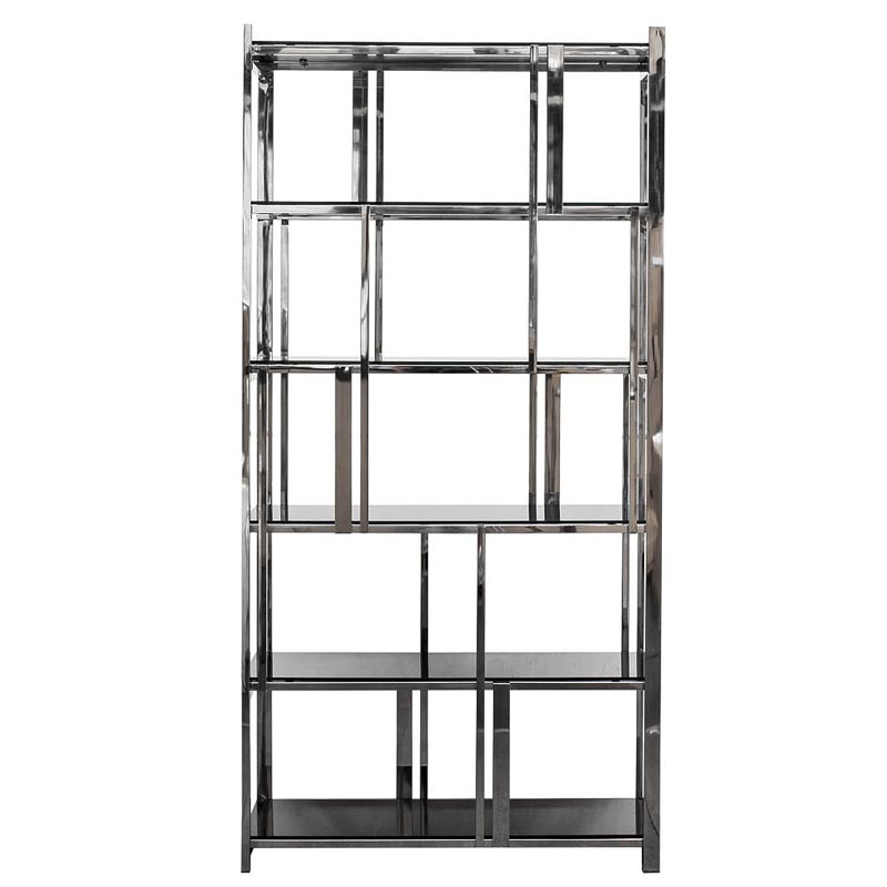 Стеллаж Kenton Rack Хром Черный в Краснодаре | Loft Concept 