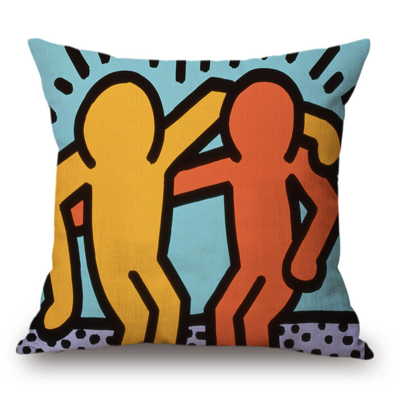 Подушка Keith Haring 6 Мульти в Краснодаре | Loft Concept 