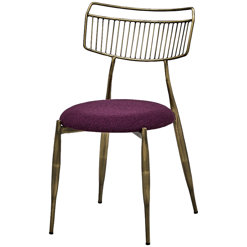 Стул Sim Stool Лиловый Бронза в Краснодаре | Loft Concept 