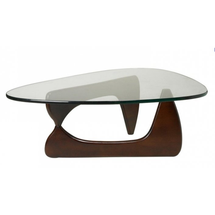 Столик Isamu Noguchi Coffee Table Черный Коричневый Белый дуб в Краснодаре | Loft Concept 