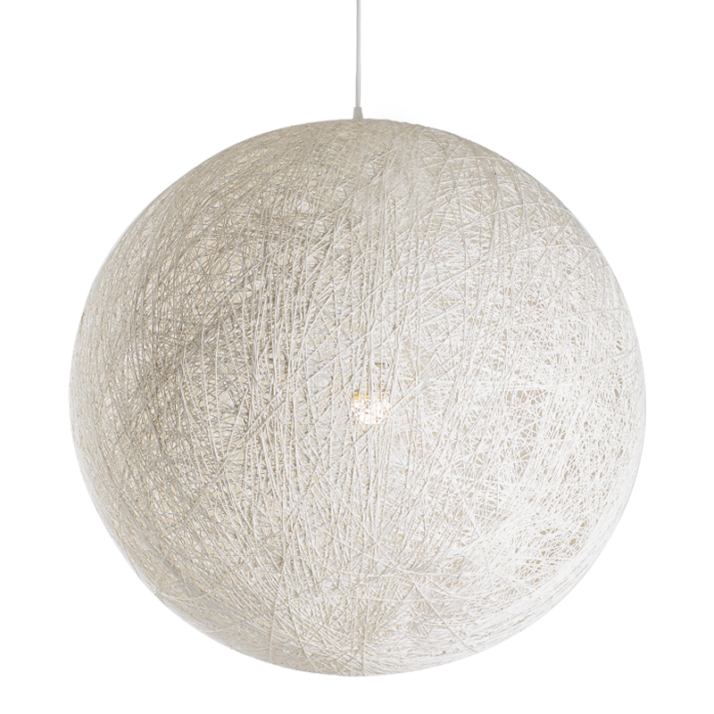 Подвесной светильник Moooi Thread Papier Mache Lamp white Белый в Краснодаре | Loft Concept 