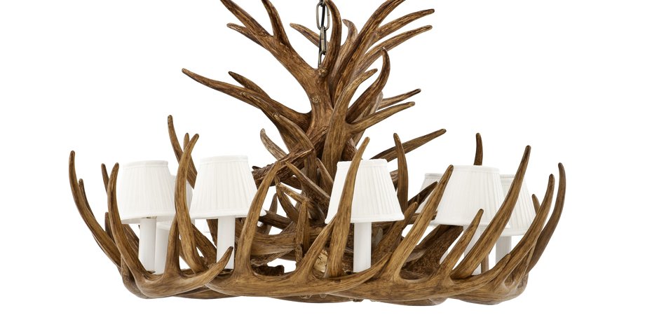 Люстра Eichholtz Chandelier Horn Highlands - Loft-Concept в Краснодаре