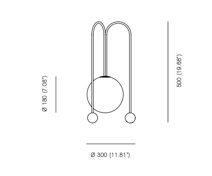 Настольная лампа Michael Anastassiades Fontana Amorosa Bell в Краснодаре