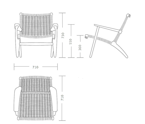 Кресло Hans Wegner CH25 в Краснодаре