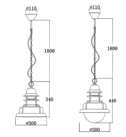 Люстра Old Copper Pendant в Краснодаре