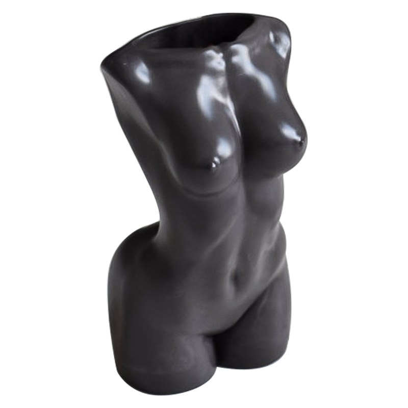 Ваза Vase Female Torso black Черный в Краснодаре | Loft Concept 