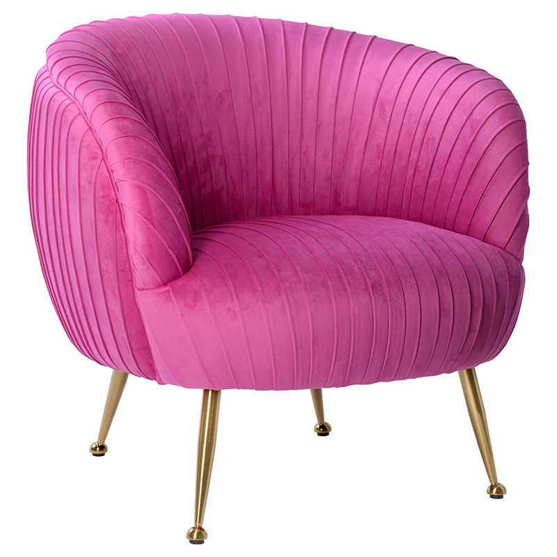 Кресло SOUFFLE CHAIR pink velor Розовый в Краснодаре | Loft Concept 