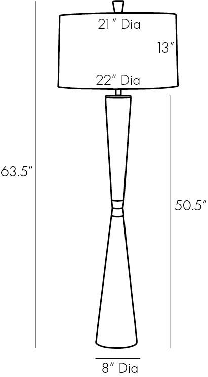 Торшер Arteriors GROM FLOOR LAMP в Краснодаре