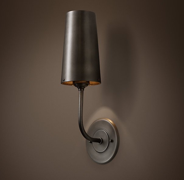 Бра RH Modern Taper Sconce with Metal Shade  в Краснодаре | Loft Concept 