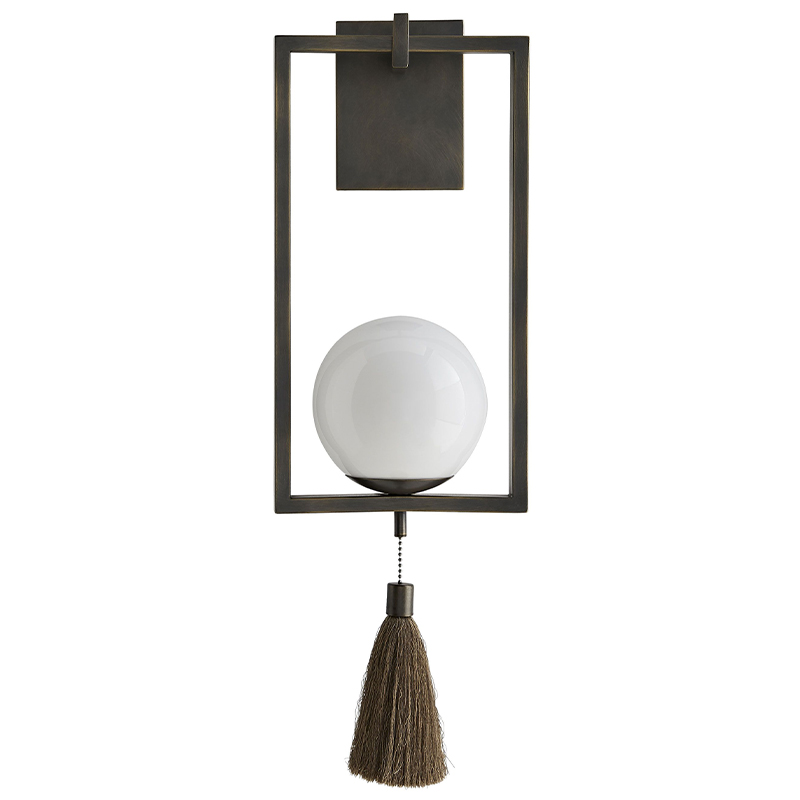 Бра Arteriors TRAPEZE SCONCE Белый Черный в Краснодаре | Loft Concept 