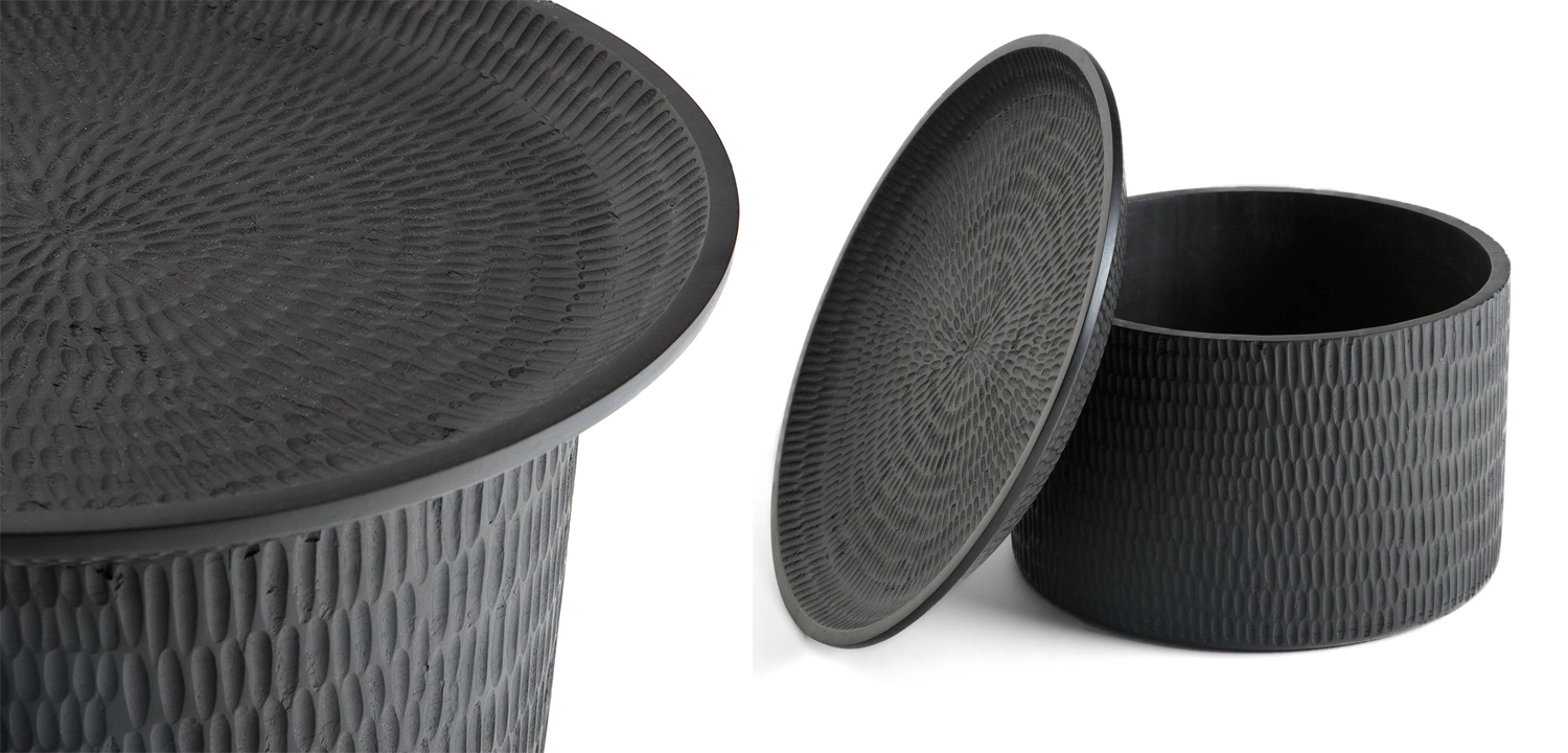 Кофейный стол Mordred Mango Black Coffee Table - фото