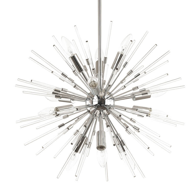 Люстра Welund Sputnik Chandelier chromium Хром Прозрачный в Краснодаре | Loft Concept 