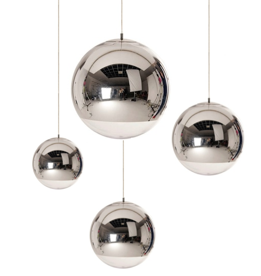 Подвесной светильник Mirror Ball Серебряный в Краснодаре | Loft Concept 