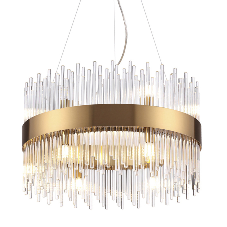 Люстра Nembus Chandelier Gold Circle Бронза в Краснодаре | Loft Concept 