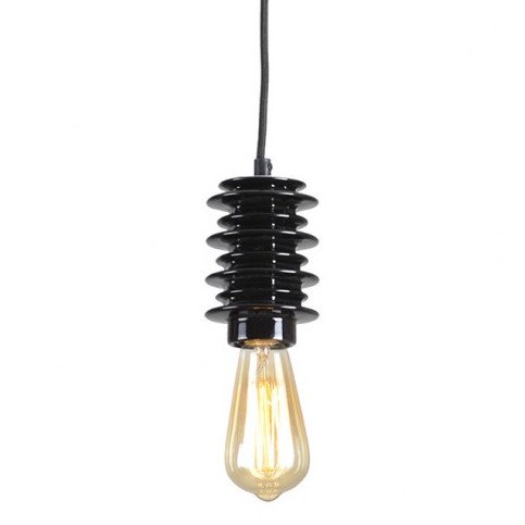 Подвесной светильник Insulator Pendant Black Черный в Краснодаре | Loft Concept 