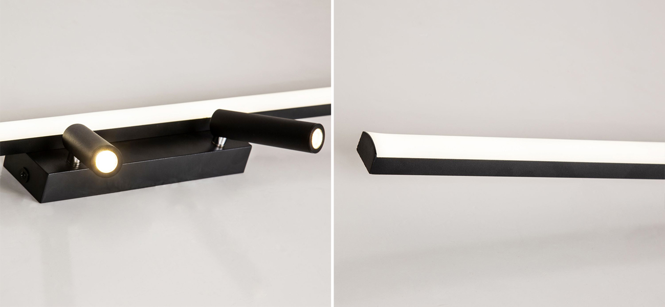 Потолочный светильник с двумя поворотными спотами Trumpet  - фото