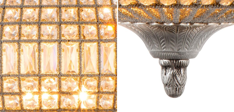 Люстра Chandelier Kasbah Oval L Nickel - Loft-Concept в Краснодаре