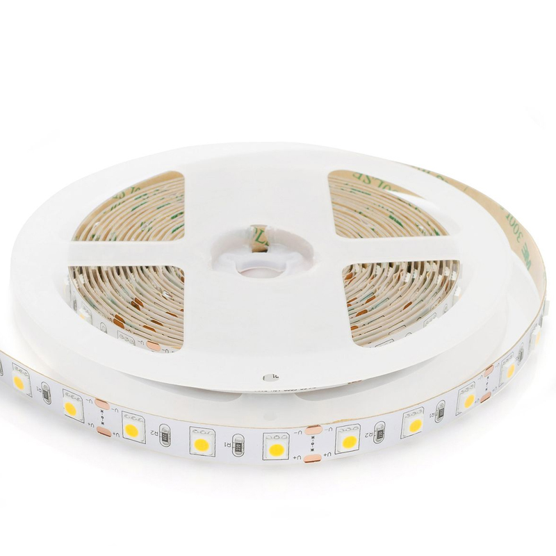 Светодиодная лента 14,4W/m 60LED/m 5050SMD теплый белый Белый в Краснодаре | Loft Concept 