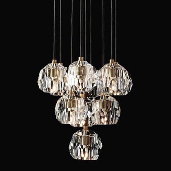 Люстра Boule De Cristal Round Cluster Chandelier 10  Латунь в Краснодаре | Loft Concept 