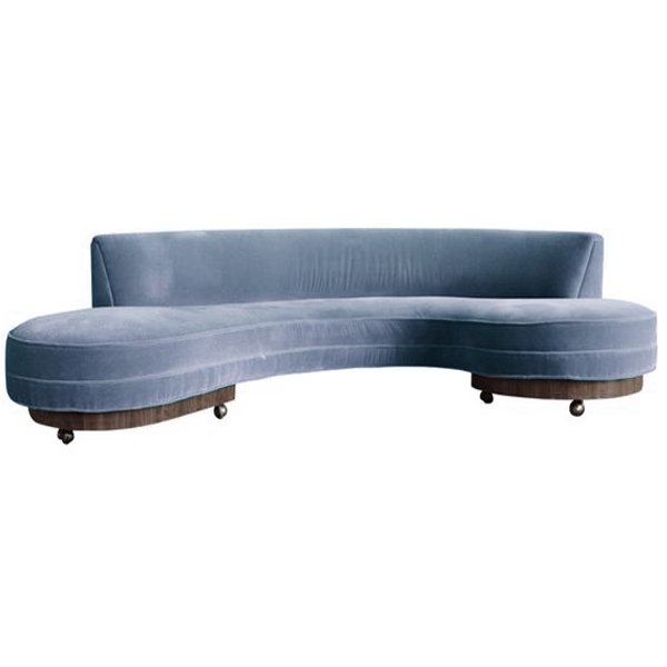 Early Vladimir Kagan Sofa Сизый в Краснодаре | Loft Concept 