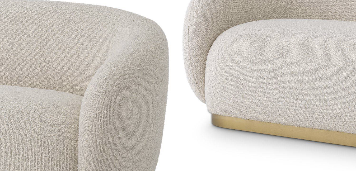 Диван Eichholtz Sofa Brice Boucle cream - фото