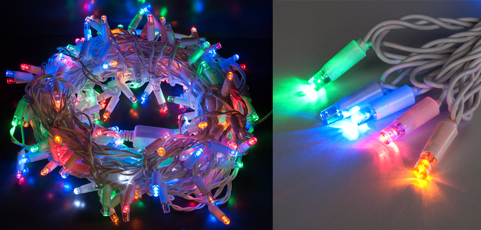 Мерцающая Цветная Гирлянда для улицы - Loft-Concept в Краснодаре