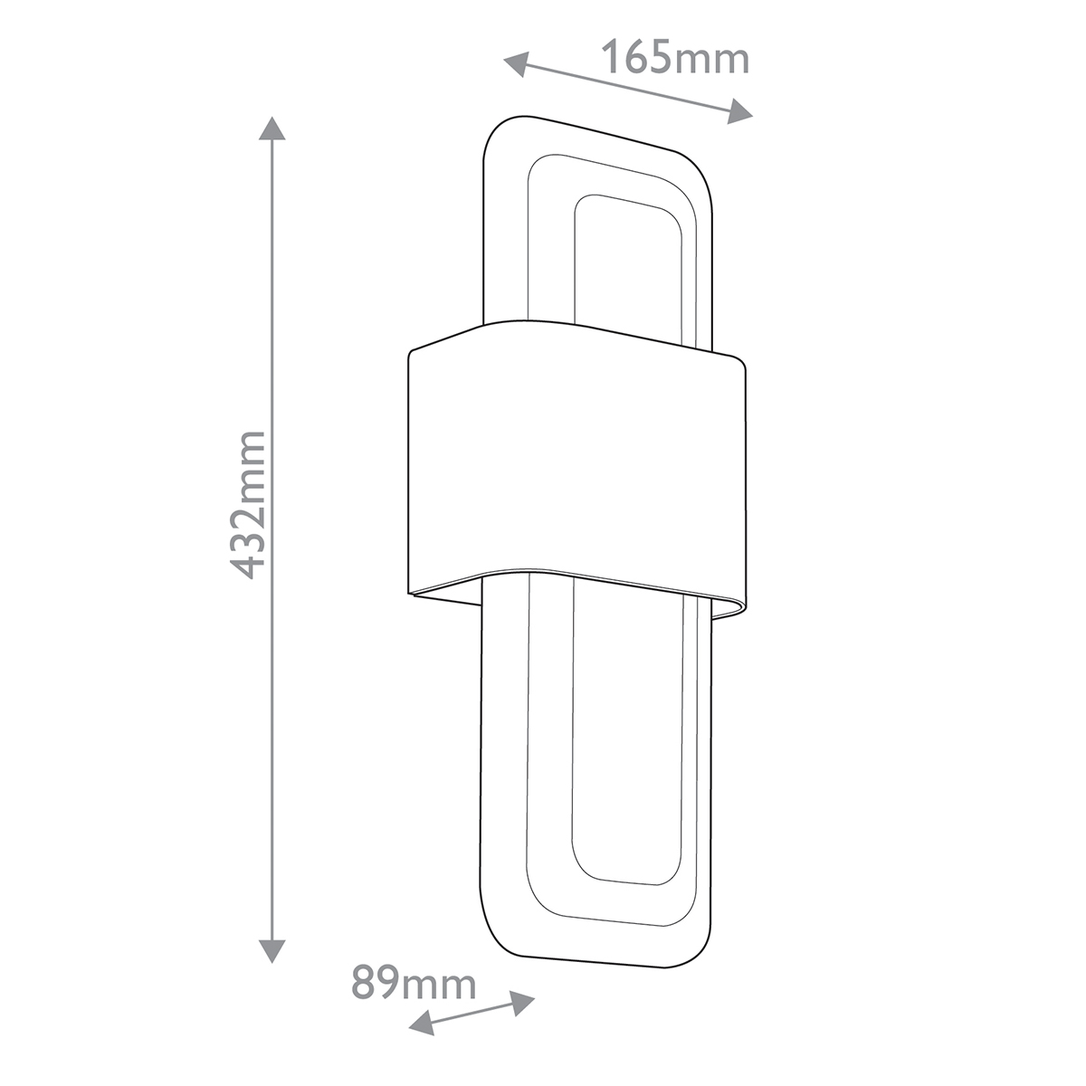 Бра с прямоугольным стеклянным плафоном Kichler в Краснодаре