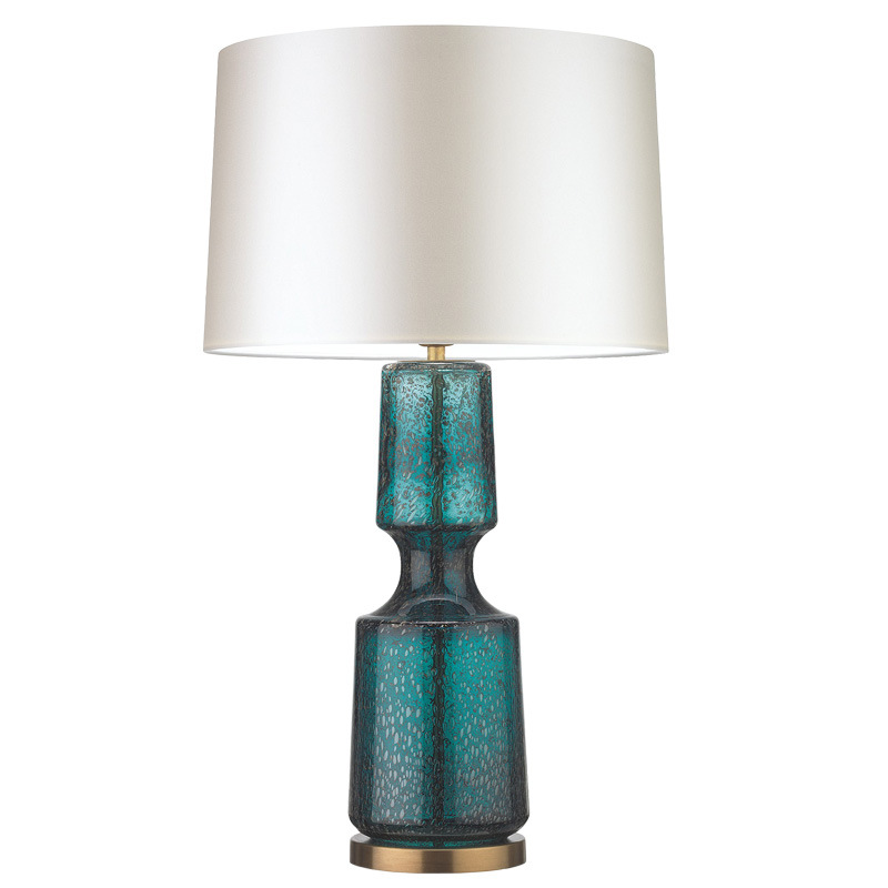 Настольная лампа Antero Teal Table Lamp Бирюзовый Молочный в Краснодаре | Loft Concept 