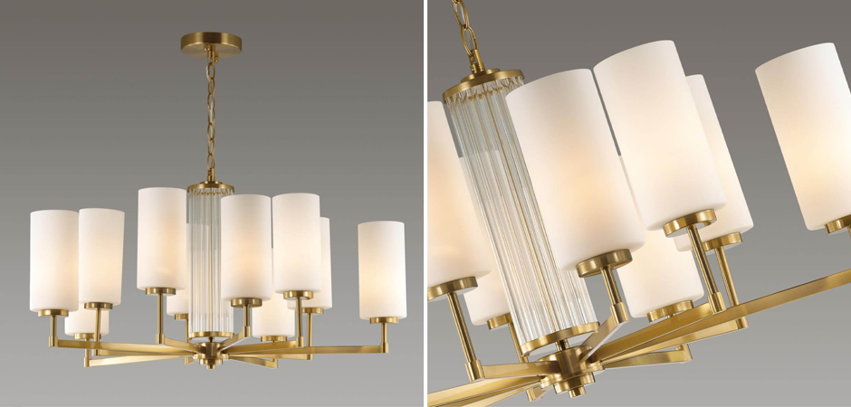 Люстра Pillars на 10 ламп - Loft-Concept в Краснодаре